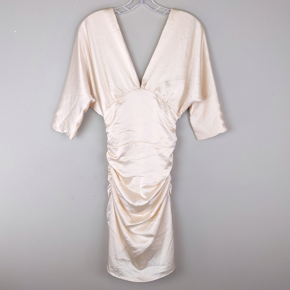 LPA | REVOLVE Shiny Golden Mini Dress - E89